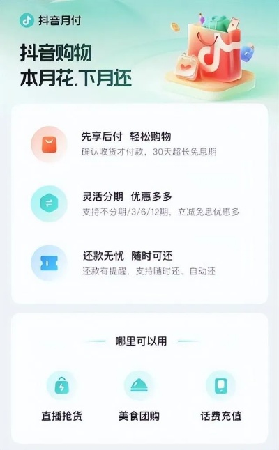 抖音月付套出来店铺能用吗？