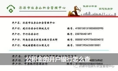 公积金开户行怎么查询？一篇详细指南助你轻松搞定！