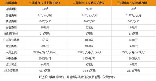 门店装修加盟费用，全面解析投资成本与收益