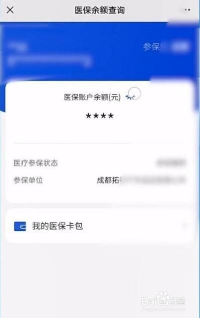 医保卡金额怎么查询