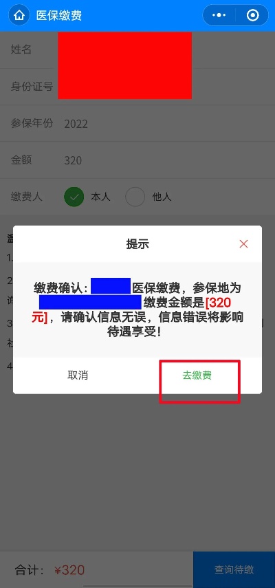 农村医保网上怎么交费