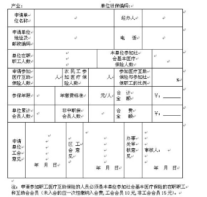 职工医保申请书怎么写