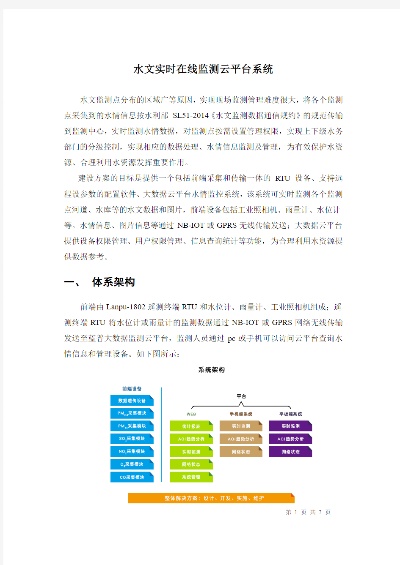 水文监测台账的重要性及其应用