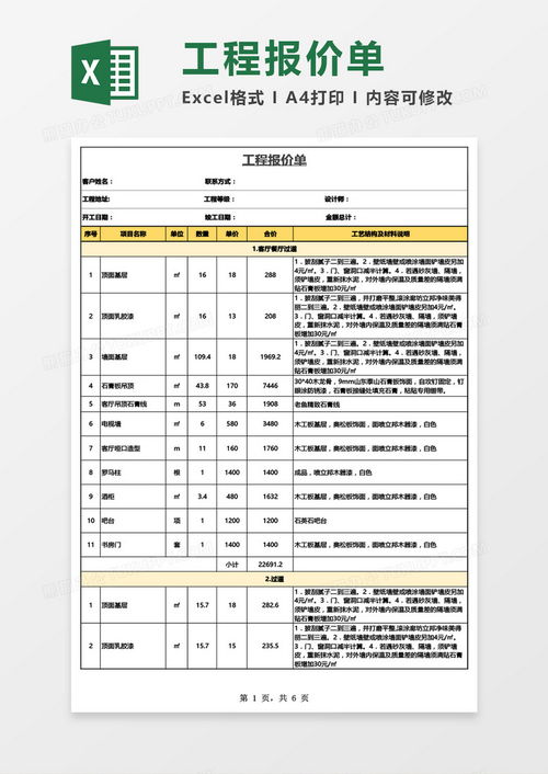 五金厂家报价表详解，为您的工程提供精准报价