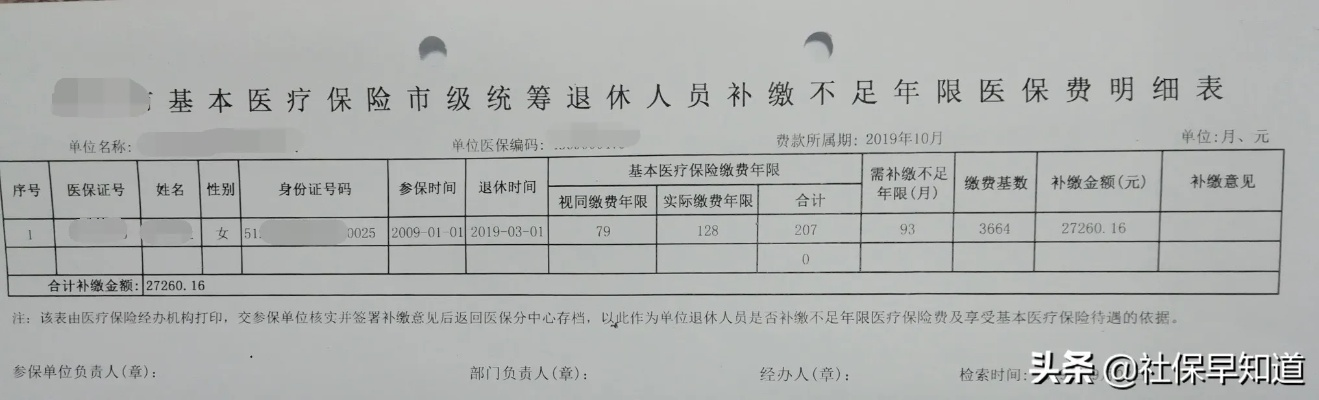 退休医保补缴详解，计算、政策与注意事项