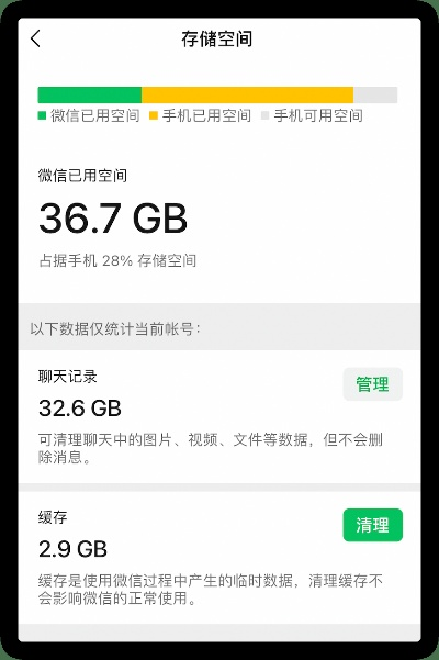微信聊天记录容量大揭秘，轻松查询您的手机存储空间