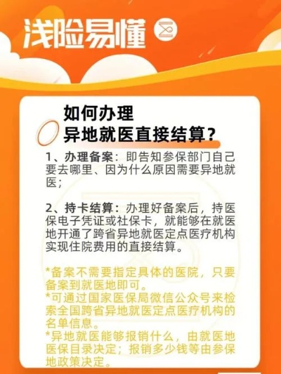 医保异地开通指南，如何顺利实现异地就医结算