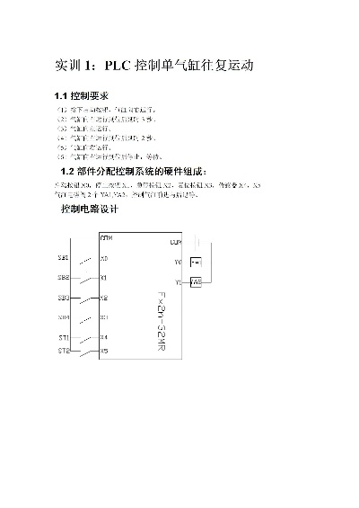 PLC控制器与多路气缸的协同控制