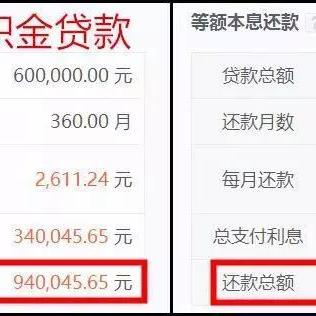 公积金贷款额度的计算方法